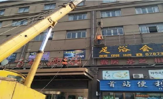 梧州安装较高的门店招牌有什么好的方法？